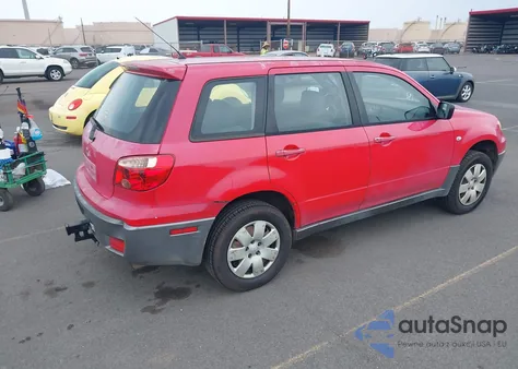 2005 Mitsubishi Outlander Ls z USA, uszkodzony, nr VIN JA4LX31F85U043489